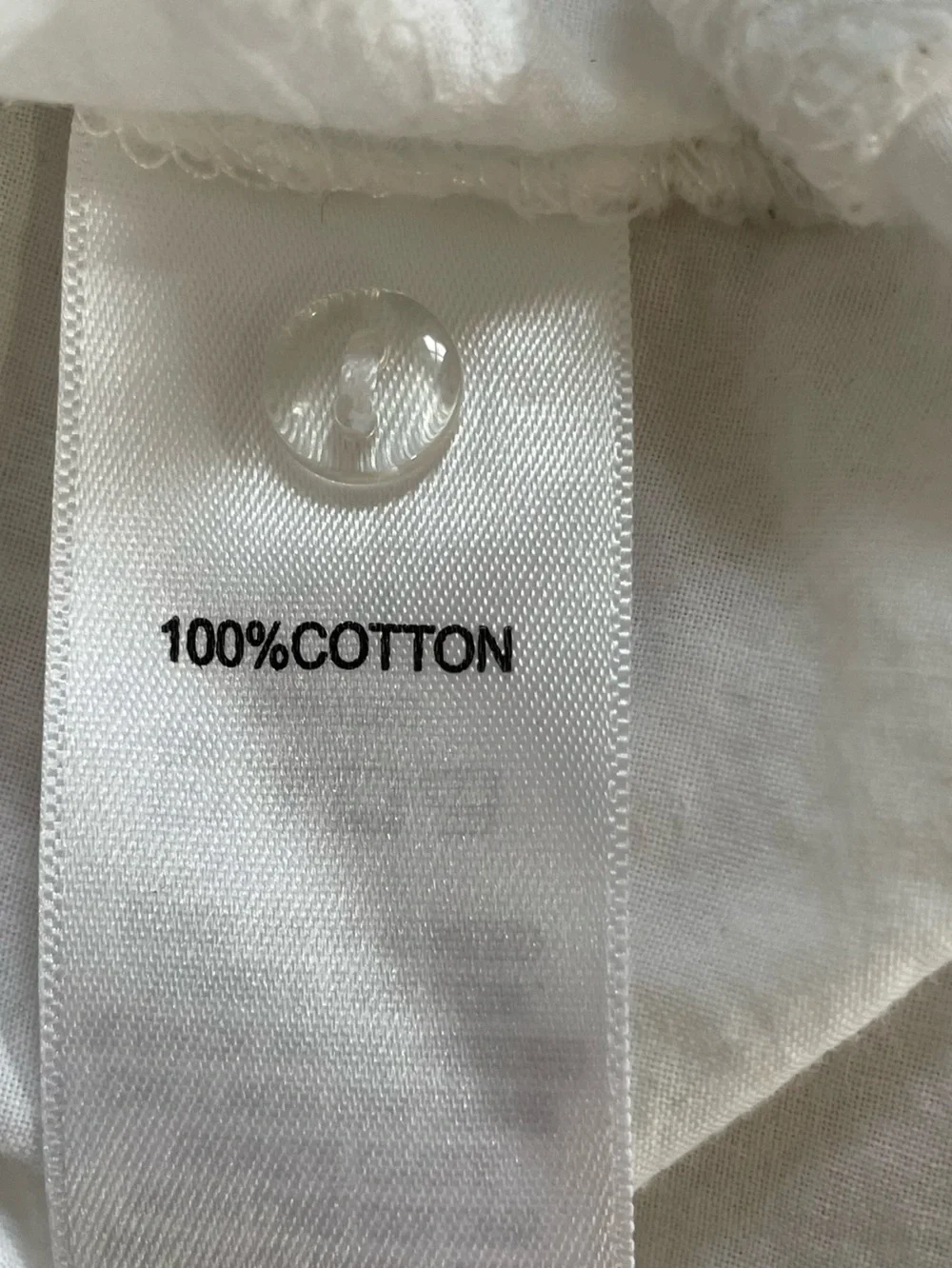 White blouse embroidered Maurices S summer light boho Cotton chi